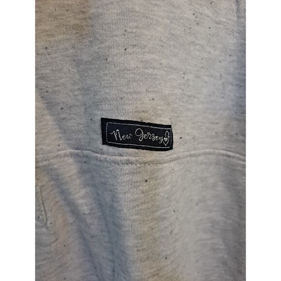 State of Mine "New Jersey" 1/4 Button Front Pocket Sweatshirt Size XXL - Picture 3 of 9